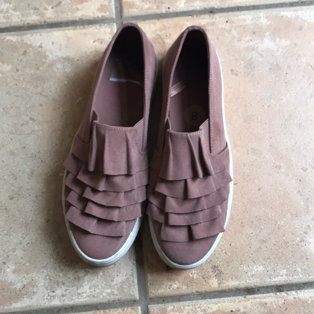 Ruffled Slip Ons